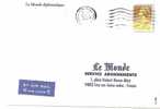 REF LGM - HONG KONG - LETTRE AVION A DESTINATION DE PARIS 12/9/1991 - Altri & Non Classificati