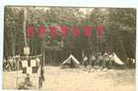 SCOUTISME - CAMP De SCOUTS En Carte Photo - Scout - Réal Photograph Postcard - Dos Scané - Scouting