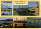 Carte Postale 56 - Port Louis - Ports Et Remparts De La Citadelle Trés Beau Plan - Port Louis