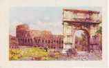 B3770  Italy Roma Arco Di Tito E Colosseo Not Used Perfect Shape - Kolosseum