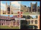 CPM  Royaume Uni CAMBRIDGE KING´S COLLEGE, TRINITY COLLEGE, CORPUS CHRISTY COLLEGE, BRIDGE OF SIGHS - Cambridge