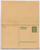 DR  P158 I  Antwort-Postkarte ** 1924  Kat. 9,00 € - Cartes Postales