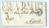 GERMANY - FRANKFURT, Envelope Memorandum, Prephilately, Marks, 1856. (3) - Prephilately