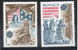 MONACO : Faits Historiques : Prise De La Forteresse De   Monaco, Signature Du Traité De Péronne - 1982