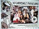 30° CARNEVALE MUGGESANO  MUGGIA TRIESTE CARRO DI PITACCO SPAZZACAMINI ABITI KIMONO JAPAN  FEBBRAIO  N1983  CQ12764 - Carnaval