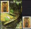 Olympia Und Kunst 1987 GUYANA 2063+Block C20 O 26€ Vase Mit Antiken Griechische Läufer Art Sheet Olympic Bf Bloc America - Porselein