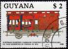 Historische Loks Und Wagen GUYANA 2477+ Block 35 O 10€ Eisenbahn Waggon Hernalser Schlafwagen Österreich Um 1873 - Altri (Terra)