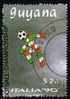 Fussball WM Italien 1990 GUYANA 3063+ Block 58 O 18€ Maskottchen Ciao Im Stadion Rom Soccer Champion Sheet Bf Of America - 1990 – Italie