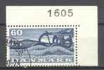 Denmark 1960 Mi. 380    60 Ø Landwirtschaft Farming W. Marginal Number 1605 - Gebraucht