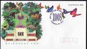 Australia 1994 Melbourne Zoo  - Butterflies PSE First Day - Entiers Postaux