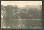 RUSSIA  USSR GEORGIA ABKHAZIA , LAKE RITSA, OLD POSTCARD - Georgien