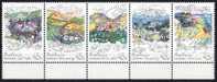 Australia 1992  Landcare 45c Strip Of 5 MNH - Mint Stamps