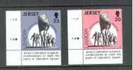 JERSEY  EUROPA ZEGELS   1995  ** MET BLADBOORD EN PLAATNUMMER - 1995
