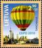 2010 LITHUANIA EXPO 2010 Shanghai (Balloon). 1v: 2.90 - 2010 – Shanghai (China)