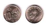 Turkey 10.000 Lira 1995 - Turkey
