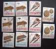 Poland,  1985 - Set Of 11 - Music Instruments - Used Stamps