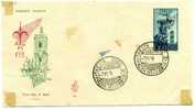 FDC  07.11.1949 Con 100 Lire POSTA AEREA. - Gebraucht