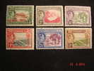 Dominica 1938 KG VI 6 Values 1/2d 1d 11/2d 2d 21/2d 3d  MH - Dominica (...-1978)
