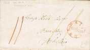 Carta BRUNSWICK Square 1827 A Yorkshire.  PAID - ...-1840 Precursori