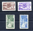1954  Conseil De L’Europe, 1215 / 1218 *, Cote 45 € - Unused Stamps