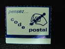 2-1513  Vignette Code Postal Sigle Poste Sans Affranchissement 1974 - Zipcode