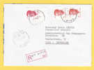 2203+2136 Op Aangetekende Brief Met Stempel ST-VITH  (Oostkantons) (cantons De L´Est)  (VK) - 1981-1990 Velghe