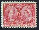 Victoria Jubilee  Three Cents  Sc 53  Great Centering  Fresh Color MNH ** - Ungebraucht
