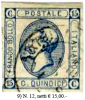 Italia-A.00009 - 1863 - Sassone: N.12 (o) - Privo Di Difetti Occulti. - Used