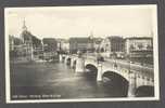 Switzerland BL Basel Mittiere Rheinbrücke Echt Real Photo Véritable TELEGRAFPH BASEL BUNDESBAHNHOF 1932 - Autres & Non Classés