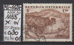 1962 - ÖSTERREICH - SM A. Satz "Österreichischer Wald" S 1,50 Sepia -  O  Gestempelt - S: Scan  (1155o 01   At) - Used Stamps
