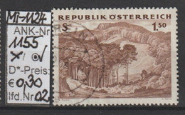 1962 - ÖSTERREICH - SM A. Satz "Österreichischer Wald" S 1,50 Sepia -  O  Gestempelt - S: Scan  (1155o 02   At) - Used Stamps