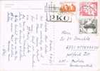 Postal KRAKOW (Polonia) 1972. P.K.O.  Paseo Ajardinado - Briefe U. Dokumente