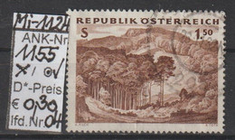 1962 - ÖSTERREICH - SM A. Satz "Österreichischer Wald" S 1,50 Sepia -  O  Gestempelt - S: Scan  (1155o 04   At) - Gebraucht