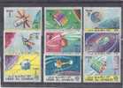 Umm Al Qiwain, Serie 9, Year 1967, SG 70-78, Communications Satellites, MNH/PF - Umm Al-Qiwain