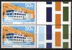 Australia 1979 Ferries And Steamers 50c Murray River Queen Pair MNH With Gutter - Nuovi