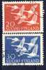 Finland 1956. NORDEN. Birds:Swans. Michel 465-66. Cancelled(o) - Gebraucht