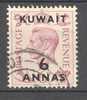 Kuwait 1948-49 SG. 70   6a. On 6d. King George VI GB Overprinted KUWAIT - Kuwait