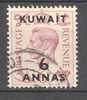 Kuwait 1948-49 SG. 70   6a. On 6d. King George VI GB Overprinted KUWAIT - Koweït