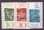 ⭐ Liechtenstein - YT N° 405 à 407 ** - Neuf Sans Charnière ⭐ - Unused Stamps