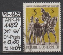 1963  - ÖSTERREICH - SM  "Pariser Postkonferenz 1863 Bis 1963" 3 S Zweifärbig -  O  Gestempelt - S. Scan (1159o 04   At) - Usados
