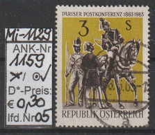 1963  - ÖSTERREICH - SM  "Pariser Postkonferenz 1863 Bis 1963" 3 S Zweifärbig -  O  Gestempelt - S. Scan (1159o 05   At) - Usati