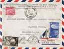 Carta Aerea MONTPELLIER (herault) 1949 - Covers & Documents