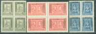 YU 1931-238-40 DEFINITIVE, YUGOSLAVIA, 4 X 3v, MNH - Unused Stamps