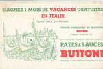 BU 118 / BUVARD     PATES & SAUCES  BUITONI - Alimentare