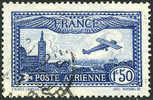 France C6a XF Used 1.50fr Ultramarine Airmail From 1931 - 1927-1959 Usati