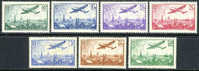 France C8-14 Mint Never Hinged Airmail Complete Set From 1936 - 1927-1959 Mint/hinged