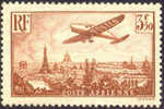 France C13 XF Mint Hinged 3.50fr Airmail From 1936 - 1927-1959 Nuovi