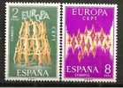 Spain1972: EUROPA 1744-5mnh** - 1972