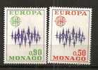 Monaco1972: EUROPA Yvert883-4mnh** - 1972