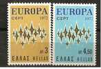 Monaco1972: EUROPA Yvert1084-5mnh** - 1972